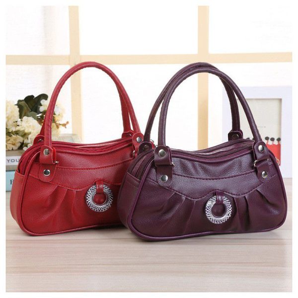 Women Casual Solid Color Messenger Bag Underarm Bag Handbag Shoulder Bags