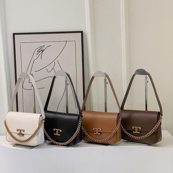 Women's Handbag Fashion Chain Shoulder Bag Trend Leather Crossbody Small Square Bag Ladies Casual Tote Messenger Bag