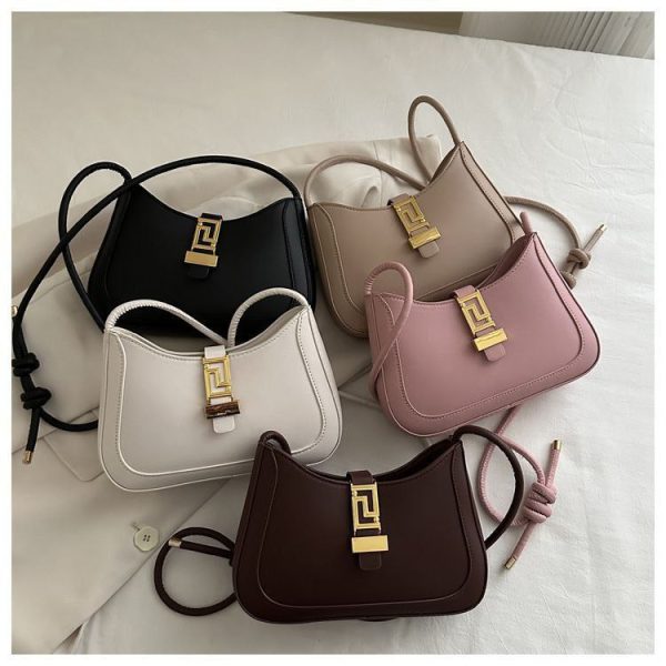 Vintage All-match Women's Bag High-end Niche Design  Autumn Shoulder Bag Fashionable Underarm Bag Crossbody Bag