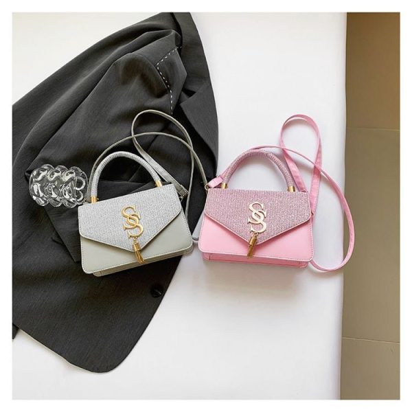 New Fashion Senior Sense French Bag Women's Single Shoulder Crossbody Bag Retro Hand Bag Small Square handbags
