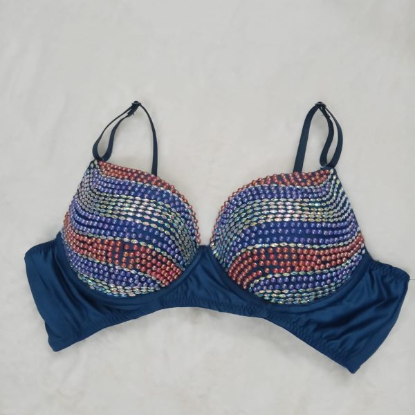 Code 8 Hand Made stone work Bra